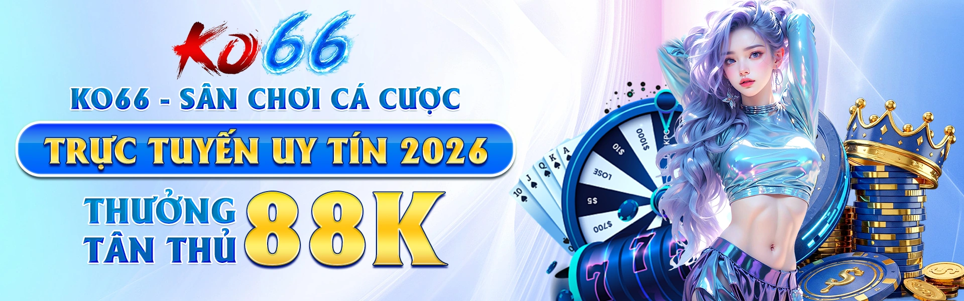 Banner KO66 về thông tin giải trí trực tuyến