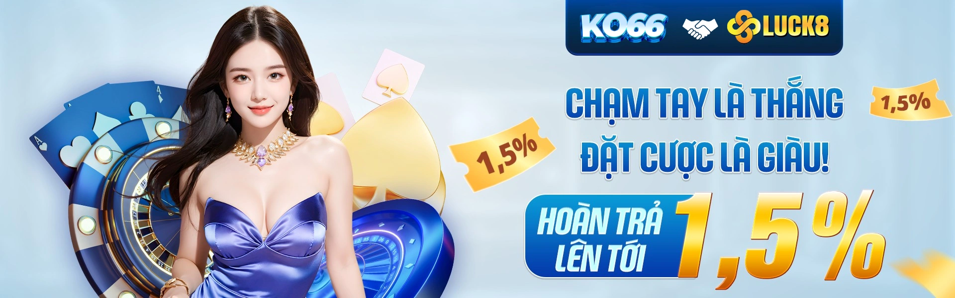Banner KO66 về casino live và game bài tham khảo